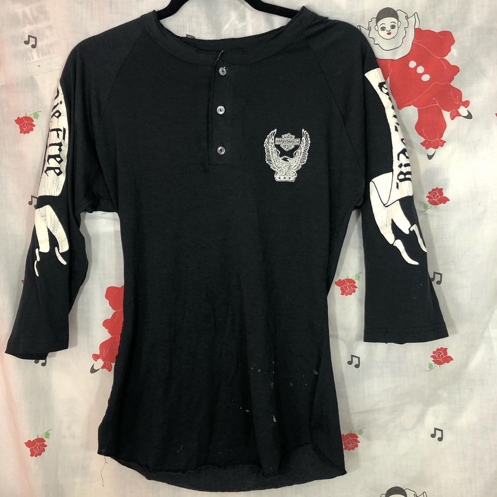 Vintage 1970’s Harley Davidson Henley